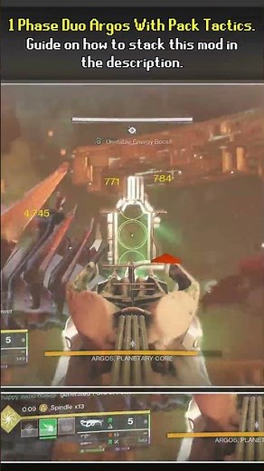 Duo 1 Phase Argos With Pack Tactics x7 | Destiny 2
