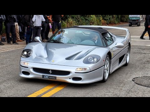 Lamborghini Aventador SVJ, Revuelto, Bugatti Chiron, Ferrari F50, F40 - Supercars Drive by