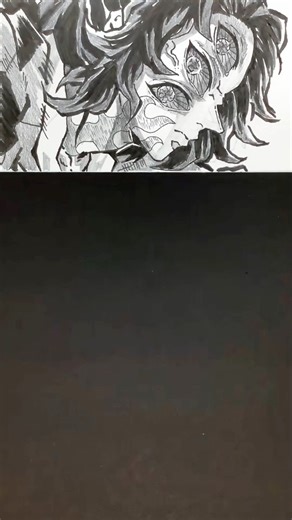 7.8K views · 362 reactions | Speed drawing Kokushibo from Demon Slayer Kimetsu no Yaiba This is my homepage,I put all my favorite drawing tools in it. https://linktr.ee/mcdrawanime #shorts #anime #drawing | mcpainted | Facebook