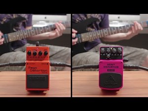 Boss Mega Distortion MD-2 vs Behringer Heavy Distortion HD300