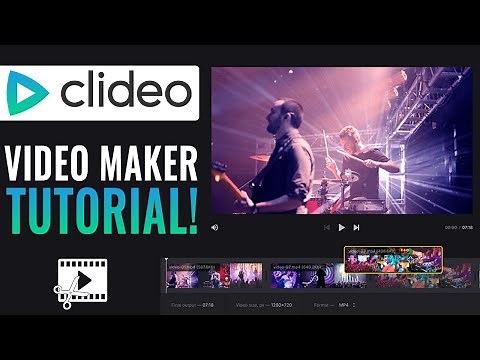 Clideo Online Video Maker Tutorial | Easy Tutorial (2025)