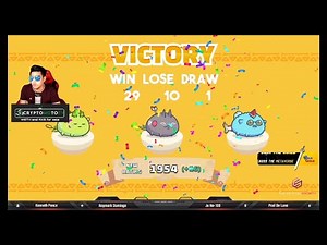 29 WINS 10 LOSES 1 DRAW!!! +323MMR PLAYING AMP! AXIE INFINITY SEASON 21