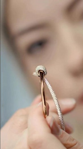 Tiffany knot bracelet lock mechanism tutorial #jewelrymaking #mechanism #jewelrytutorial #handicraft