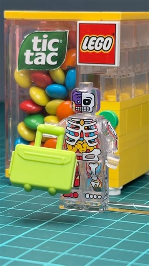 Transparent Lego Vending Machine #lego