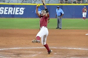 Every Single Out from Montana Fouts' Historic WCWS Perfect Game in 2021