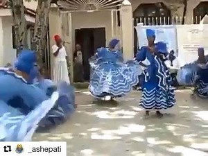 5.7K views · 217 reactions | These women do the dance of the Orisha Yemaya. Yemaya is the source of all the waters. Life is said to have begun in the seas, thus, Yemaya is the mother of all. Her colors are blue and white and she is said to wear a dress with seven skirts to represent the seven seas. Come learn her dances tonight in Beginner Afro-Cuban with Stevie Insua! Repost from @_ashepati | Cumbe: Center for African and Diaspora Dance | Facebook