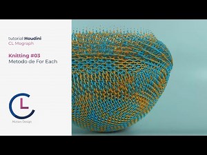 HOUDINI KNITTING Tutorial #03 - For Each Point method