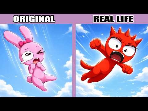 Best TikToks of Incredibox Sprunki: Why Are Pinki & Raddy Screaming?! 😱 | Original vs Plush Toys
