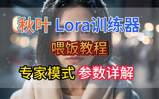 【最新】秋叶lora训练器高级模式参数讲解