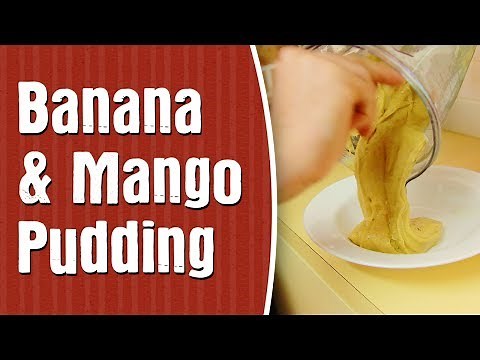 PALEO Mango & Banana Pudding — Paleo Pudding Snack Recipe