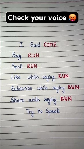 Check your voice 😱#funny #shorts #youtubeshorts #shortsfeed #english #viral #fyp #love #trending#new