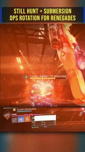 Still Hunt / Submersion DPS Rotation For Renegades | Destiny 2