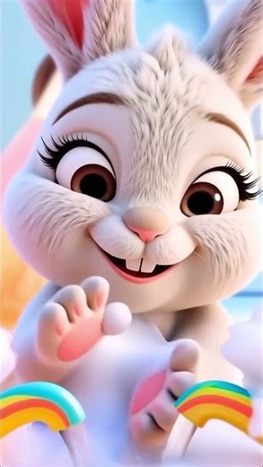 Let's wash our hands 🐰🫧✨ #cartoonforkids #kidsentertainment #youtubeshorts