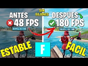 ✅COMO ELIMINAR LOS BAJONES DE FPS🔧 EN FORTNITE PC/LAPTOP DE BAJOS RECURSOS. FPS ESTABLES