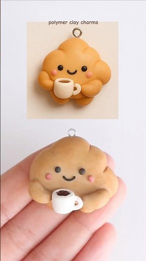 I MADE AI POLYMER CLAY CHARMS?!! #shorts #ai