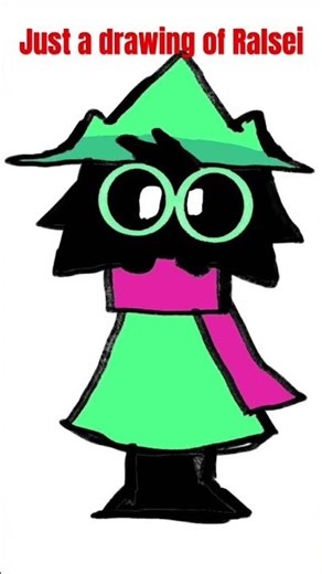 Just a drawing of ralsei