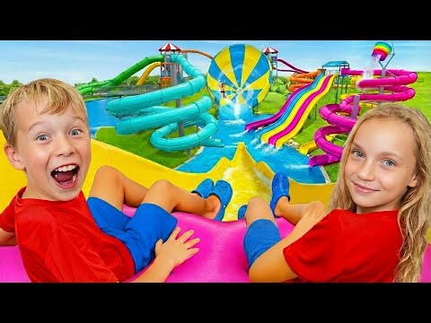 24 HOUR WATER PARK CHALLENGE!