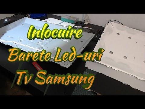 Inlocuire barete led ( backlight ) TV Samsung UE32J5200 ( are sunet dar nu are imagine )