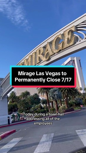 Breaking News from Las Vegas - Iconic Mirage Hotel & Resort to close permanently on July 17th. In a surprise move to better facilitate the transition to Hard Rock Seminole, the hotel is scheduled to lay off all employees and shutter for three years reopening under the new brand in spring of 2027. It was previously believed the resort would remain operational during the change. This means the beloved and iconic Mirage Volcano will be demolished for construction and the guitar shaped hotel tower. 