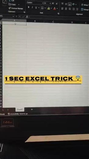 1 Second Excel Trick 😱 | Auto Serial Number Shortcut 🔥 (Hindi + English)