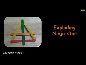 How to make an exploding Ninja star (No glue) #3