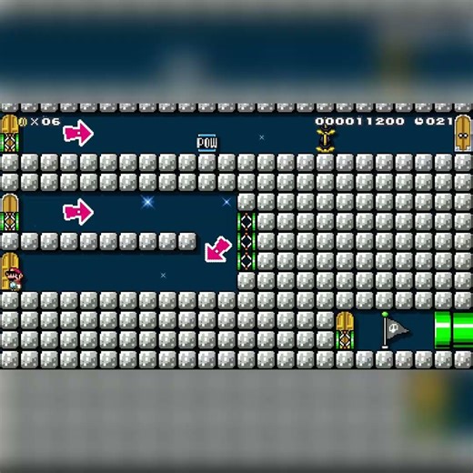 40秒スピードラン [40 Second Speedrun] by てつやん(ギア5) [Tetsuyan (Gia 5)] #shorts 🍄Super Mario Maker 2 #dvv