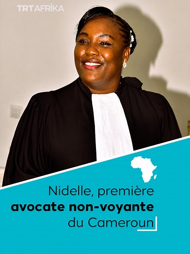 Me Dongmo Tabontsa Nidelle Jara — première avocate déficiente visuelle du Cameroun
