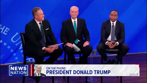 President Donald Trump backs Stephen A. Smith for possible 2028 bid for president