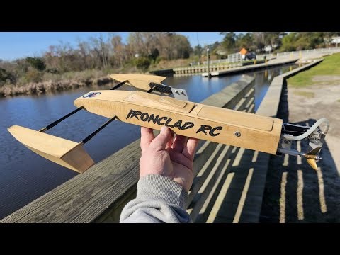 70+ mph Shake Down Passes Shrimp Outrigger Rc Boat - 2968 4000kv Rocket motor, OSE 90a Esc