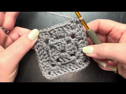 How to Crochet a Modern Granny Square - Easy Crochet
