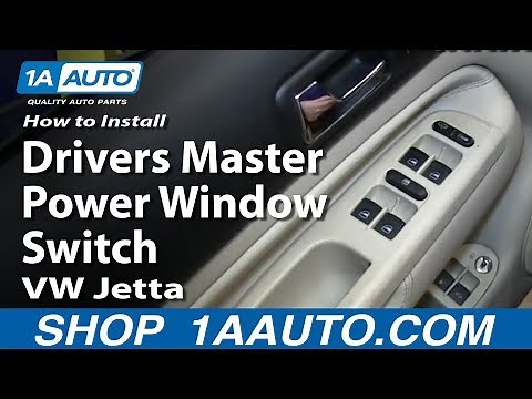 How to Replace Power Window Switch 99-05 Volkswagen Jetta