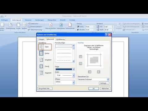Word 2007 - Seitenränder erstellen und anpassen