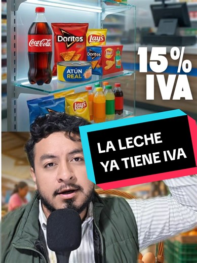 La leche ya tiene IVA, te enseñamos como solucionarlo para que no tengas multas @Omega Sistema Contable #sri #infografias #iva