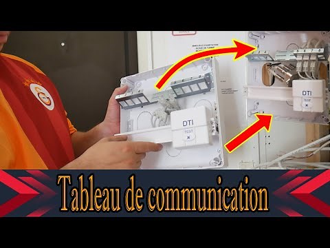 Comment brancher un coffret de communication