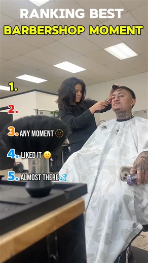 Ranking best barbershop moments 💈#shorts