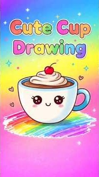 Cup Drawing | Easy Drawing | Drawing for Kids