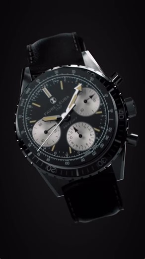 Stylem Magazine on Instagram: "@favreleuba Designed as a versatile timepiece, the Sea Sky Revival brings together chronograph precision and everyday reliability. Its matte black dial channels vintage character through a clean tri-compax layout and contrasting sub-dials framed by tachymeter and telemeter scales, along with a unidirectional bezel. . A modern expression of a 1960s original. For more information contact @hanifjewellers @hanifwatches #FavreLeuba #SeaSkyRevival #SwissMadeSince1737 #ha
