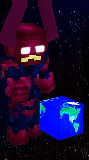 Minecraft Earth destroy in Galactus #minecraft #gaming #short