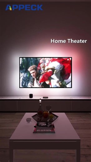 Turn your TV into a full home theater 🎥✨ Lights that move with every scene, every game, every moment. 🎮 Gaming 🎬 Movies ⚡ No delay 🌈 Real-time HDMI video sync This is not camera sync — this is true screen matching. Once you try it, you’ll never go back 🔥 #Appeck#TVBacklight #HomeTheaterSetup #GamingRoom #RoomMakeover