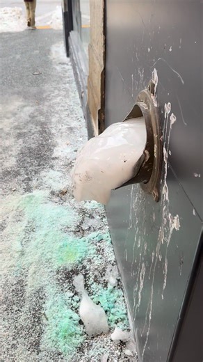 Ice on the fire hydrant — definitely leftover from the snowstorm, and it’s still cold. #travel #pittsburgh #winter #snowstorm #pittsburgh | Johnny McBride