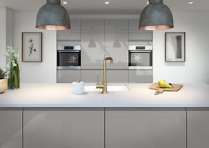 You can’t beat a classic 👌 From our Luna Grey to our Soho Pebble Path, we’ve got a host of sleek & stylish grey kitchen options ✨ | Magnet Kitchens