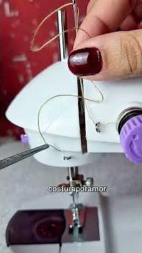how to thread a mini sewing machine