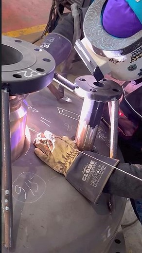 SLIM Chopped Leather Top Pipeliner ready to ship! Available with a flip-front adapter. WELDLIFE.COM