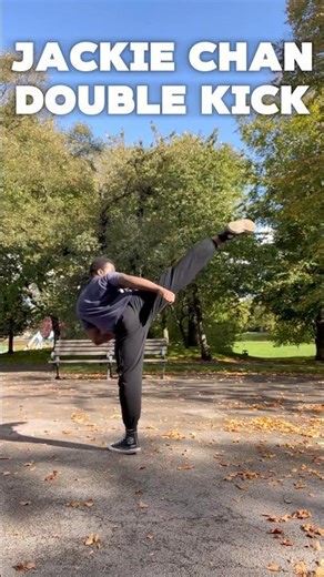 Jackie Chan Double Kick Tutorial Breakdown #shorts #martialarts