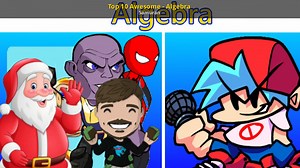 Top 10 Awesome - Algebra Mod for Friday Night Funkin' | FNF Mods