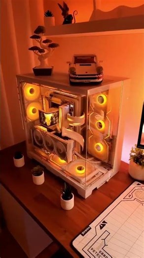 Flame Hashira 🔥 Ultimate Anime Desktop Setup | Rengoku Inspired Gaming Room