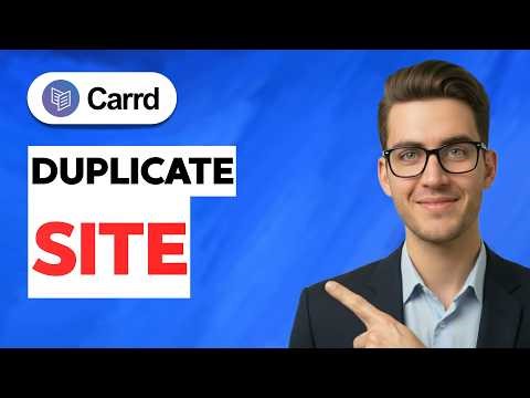 How to Duplicate a Carrd Site [2026 Full Guide]
