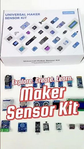 Unboxing the SunFounder Universal Maker Sensor Kit – Perfect for Arduino, ESP32, Raspberry Pi & Pico