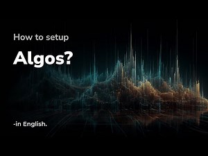 How to Setups Algos in Stratzy
