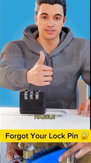 What To Do If You Forgot Your Lock Pin 🔐..#lock #explorepage #unknownfacts #facts #relatable #usa